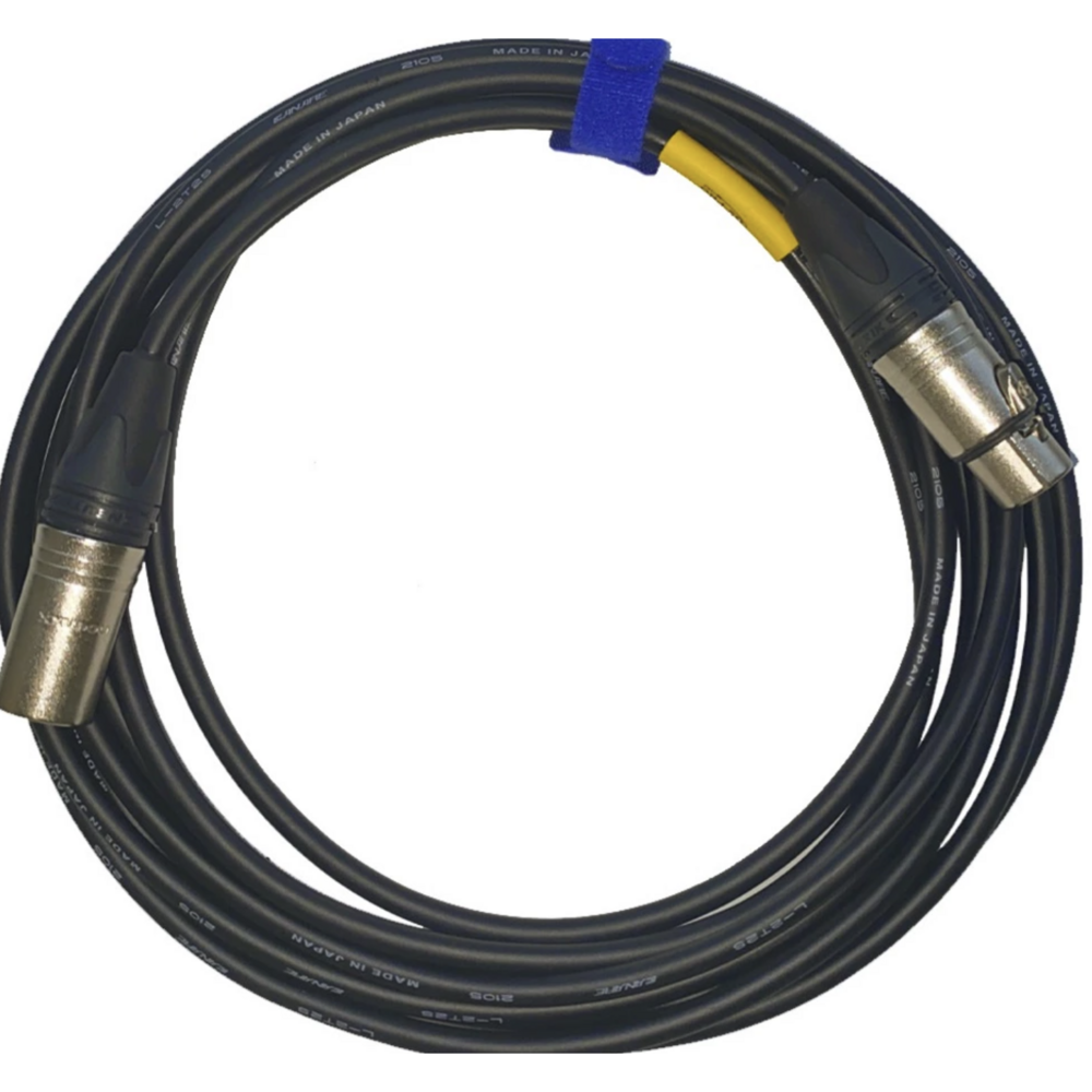 Кабель аудио 1xXLR - 1xXLR GS-PRO XLR3F-XLR3M (black) 60.0m