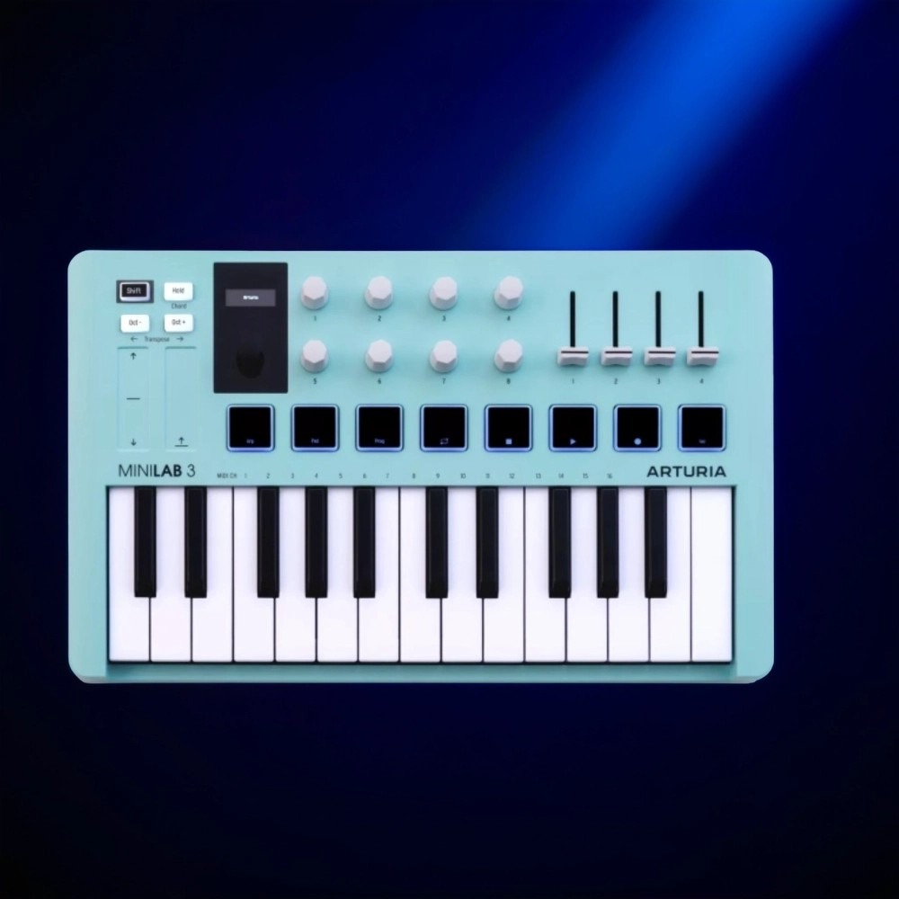 Миди клавиатура Arturia MiniLab 3 Aquamarine