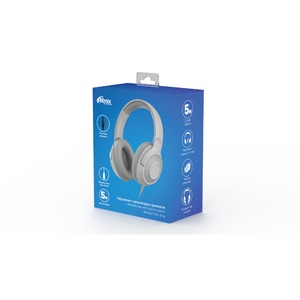 Наушники накладные классические Ritmix RH-544TV RC Gray