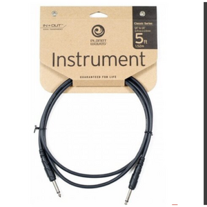 Кабель аудио 1xJack - 1xJack DAddario PW-CSPK-05 1.5m