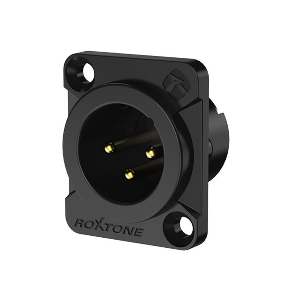 Терминал XLR (Папа) Roxtone RX3MDHD-BG