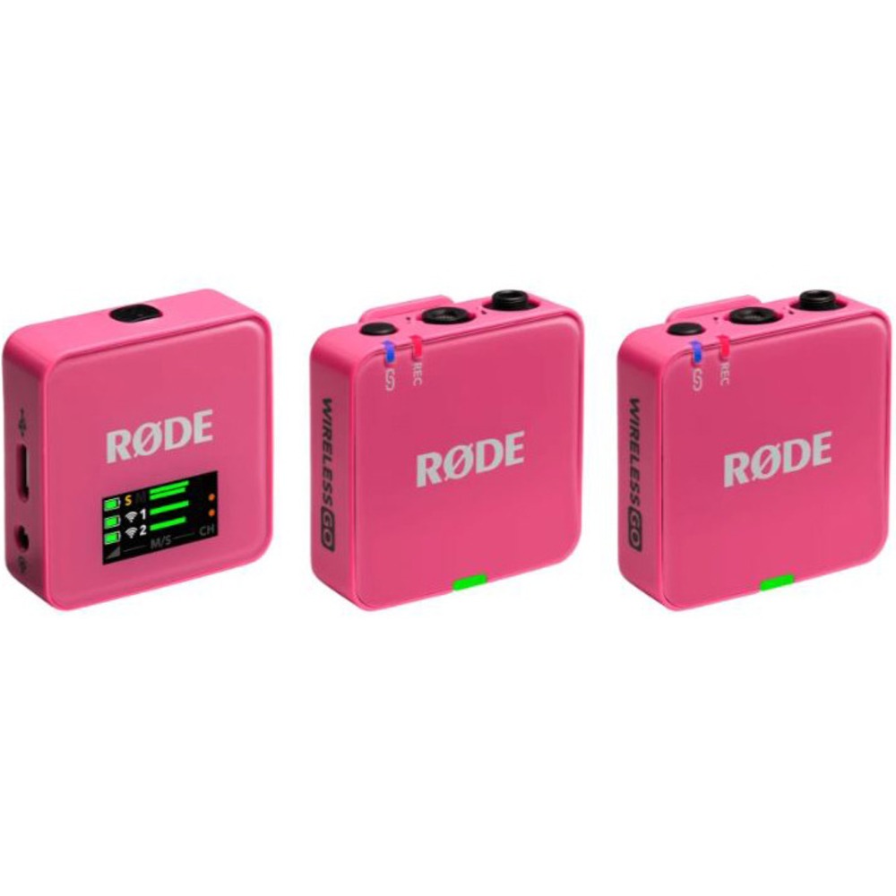 Радиосистема на два микрофона Rode Wireless GO (Gen 3) PINK