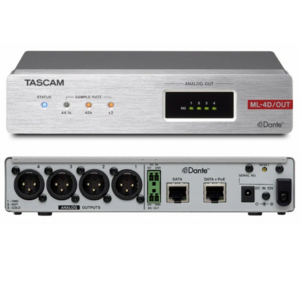 АЦП для студии TASCAM ML-4D/OUT-X Dante-Analogue