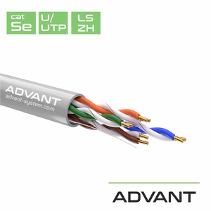 Кабель витая пара на катушке Advant ADV5e-U24LG (305m)