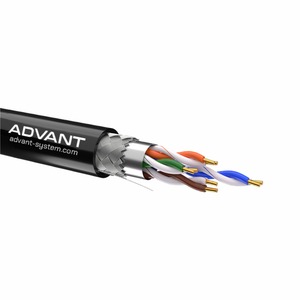 Кабель витая пара на катушке Advant ADV6a-S23LBK (305m)