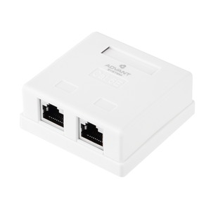 Розетка RJ 45 и телефон Advant ADV5e-FWS2RJ45