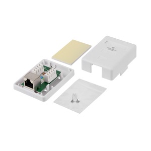 Розетка RJ 45 и телефон Advant ADV5e-FWS1RJ45