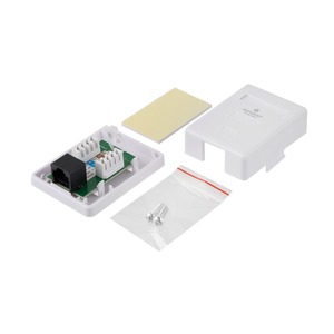 Розетка RJ 45 и телефон Advant ADV6-WS1RJ45