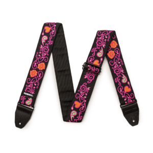 Ремень для гитары Dunlop JH22 Hendrix Backlight Monterey Pink