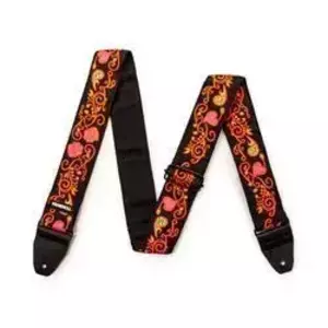 Ремень для гитары Dunlop JH23 Hendrix Backlight Monterey Orange