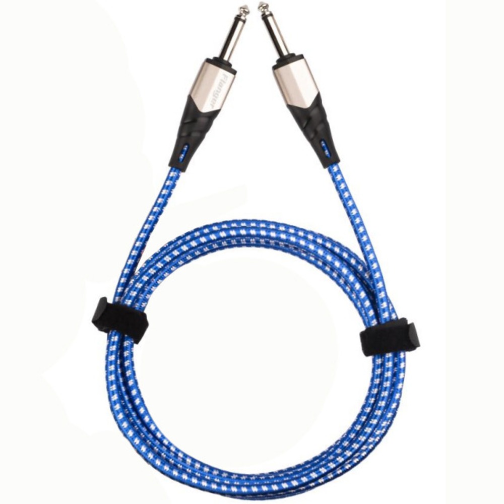 Кабель аудио 1xJack - 1xJack Flanger FICB-007 Braided-BW 3.0m