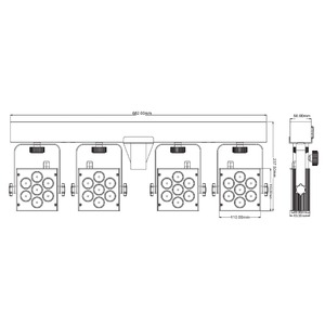 Прожектор PAR LED INVOLIGHT SBL1000HP