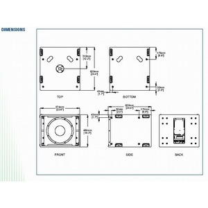 Пассивный сабвуфер Turbosound B15