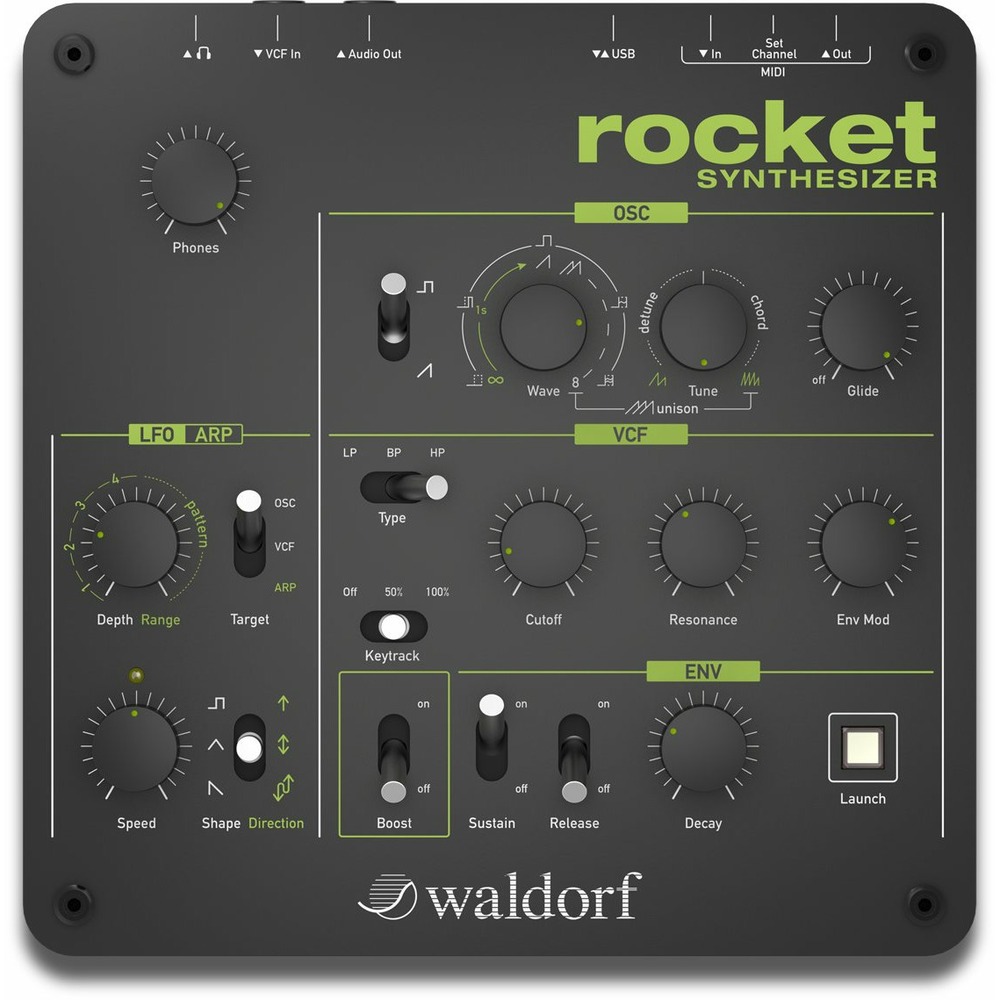 Аналоговый синтезатор Waldorf Rocket