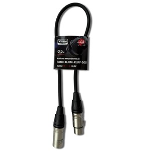 Кабель аудио 1xXLR - 1xXLR Xline Cables RMIC XLRM-XLRF 05 5.0m