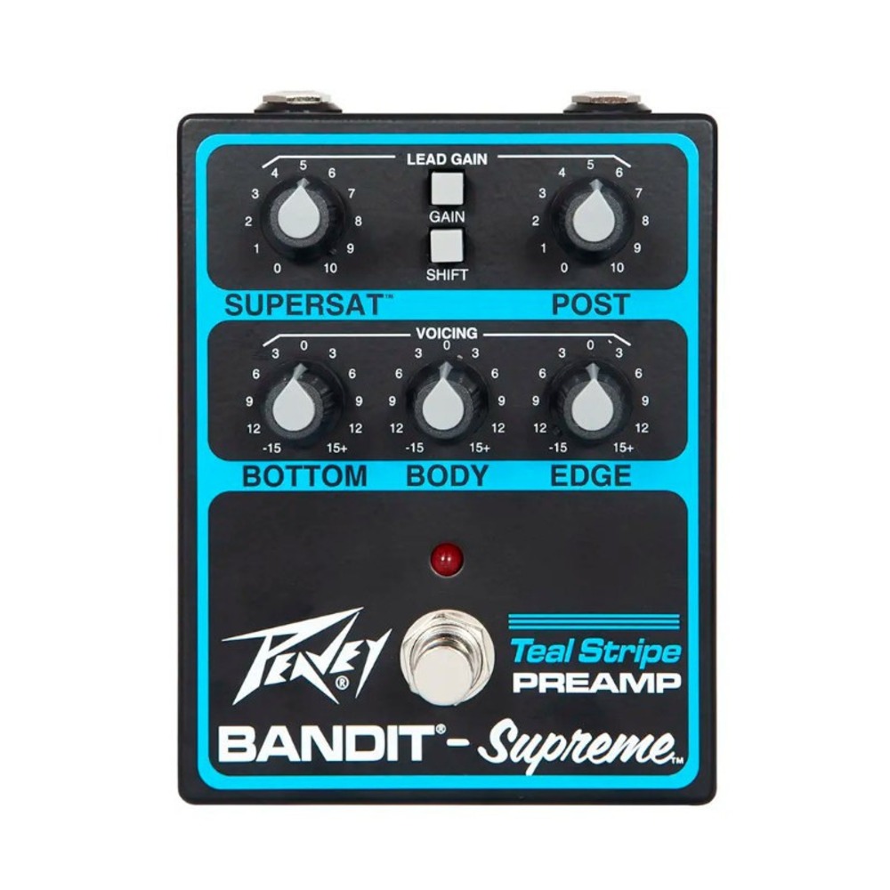 Гитарный аналоговый преамп PEAVEY Bandit Supreme Teal Stripe Preamp