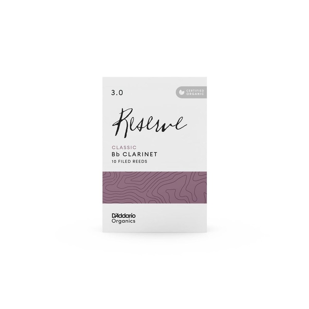 Трости для кларнета Bb Rico ODCT1030 Organic Reserve Classic