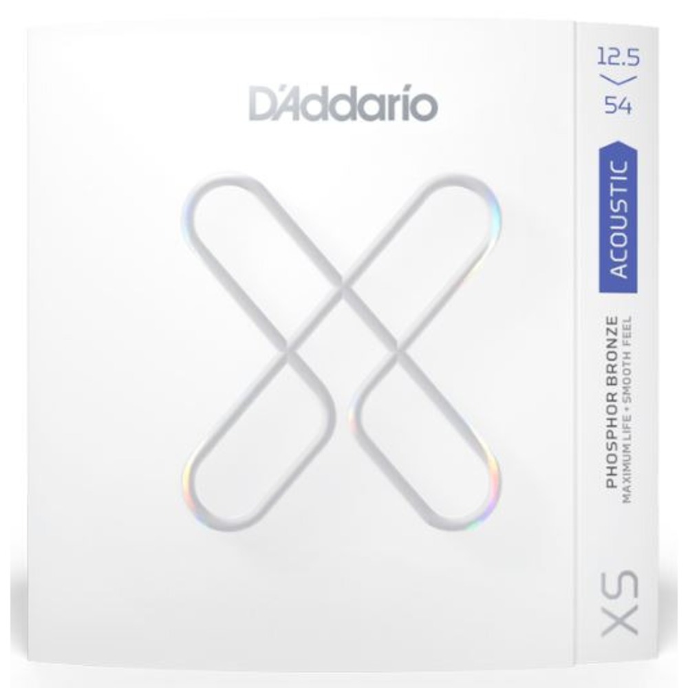 Комплект струн для 6-струнной акустической гитары 12.5-54 DAddario XSAPB12554