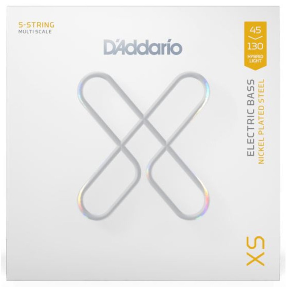 Комплект струн для 5-струнной бас-гитары 45-130 DAddario XSB45130MS