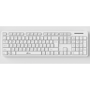 Клавиатура игровая Ritmix RKB-304W white