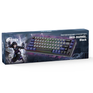 Клавиатура игровая Ritmix RKB-868WBL black