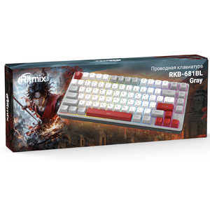 Клавиатура игровая Ritmix RKB-681BL grey