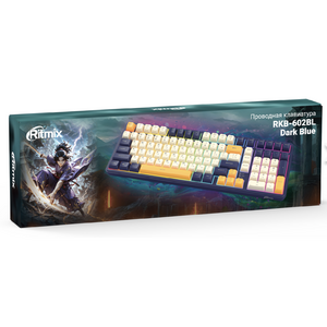 Клавиатура игровая Ritmix RKB-602BL dark blue
