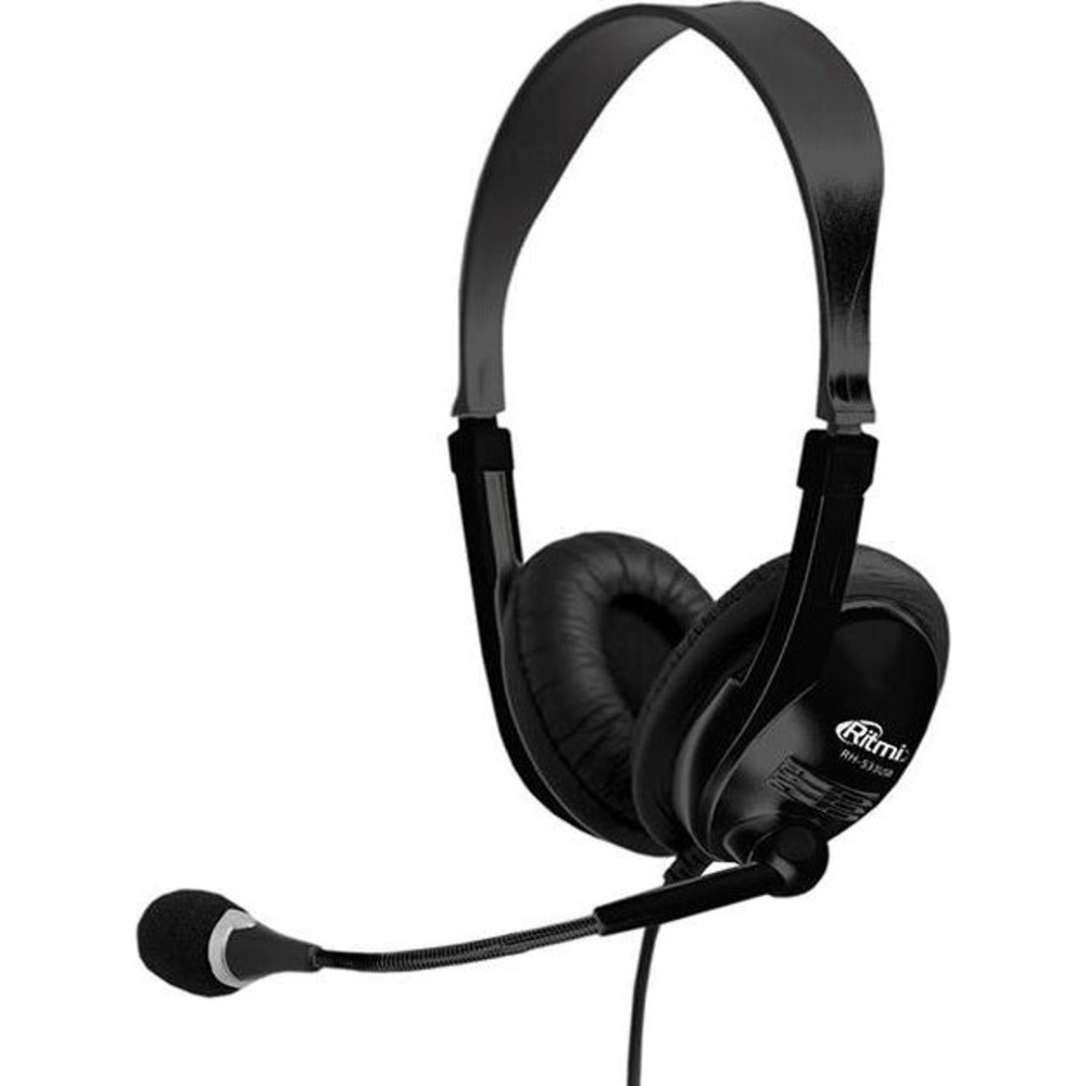 Компьютерная проводная гарнитура Ritmix RH-563USB black