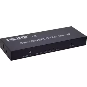 Коммутатор-распределитель HDMI 2x4 Reddylink RLS-SS24-2.0
