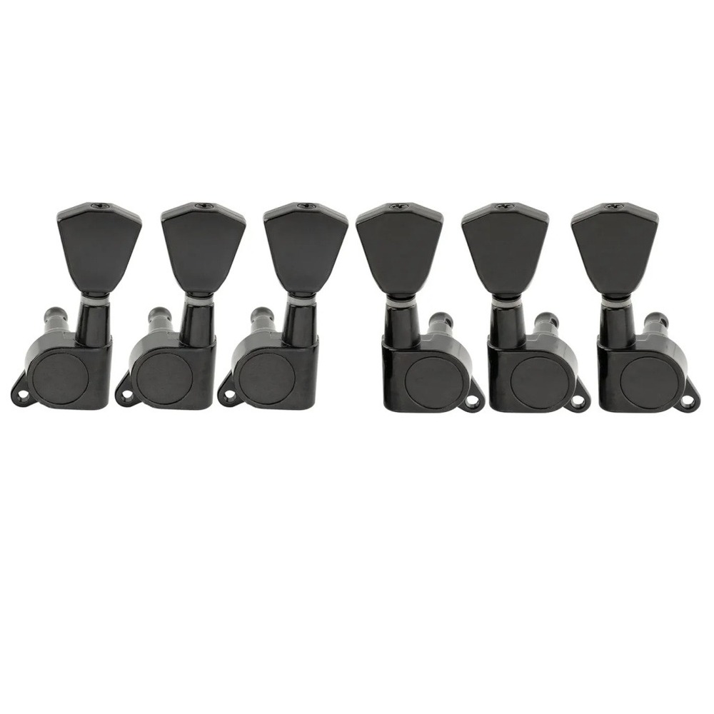 Колки для гитары 3+3 Musiclily MX1345BK-3MX1346BK-3