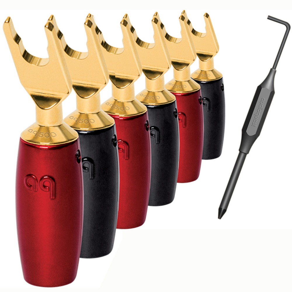 Разъем Лопатка Audioquest SureGrip507 Multi-Spade Gold (Set 6)