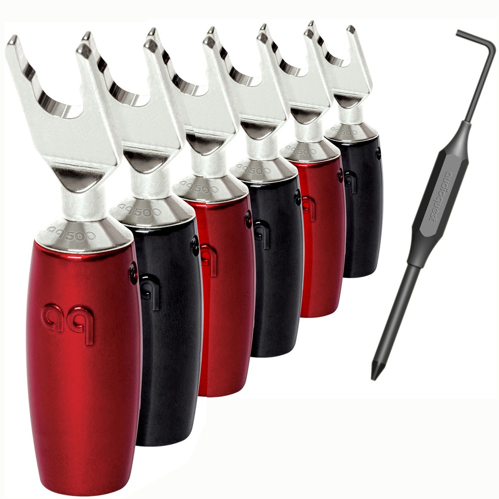 Разъем Лопатка Audioquest SureGrip507 Multi-Spade Silver (Set 6)