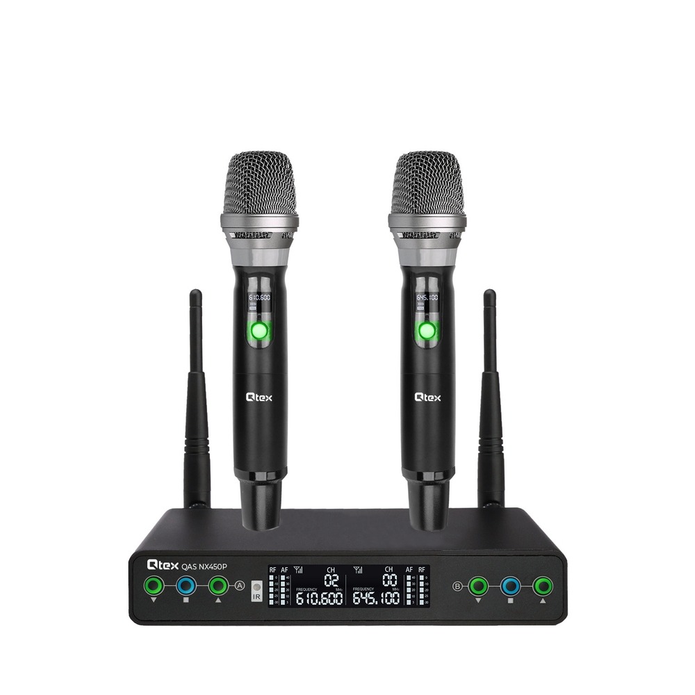 Радиосистема на два микрофона QteX QAS NX450PH