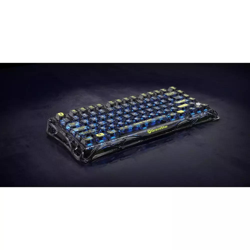 Клавиатура игровая GravaStar Mercury K1 Lite XTAL BLK RU