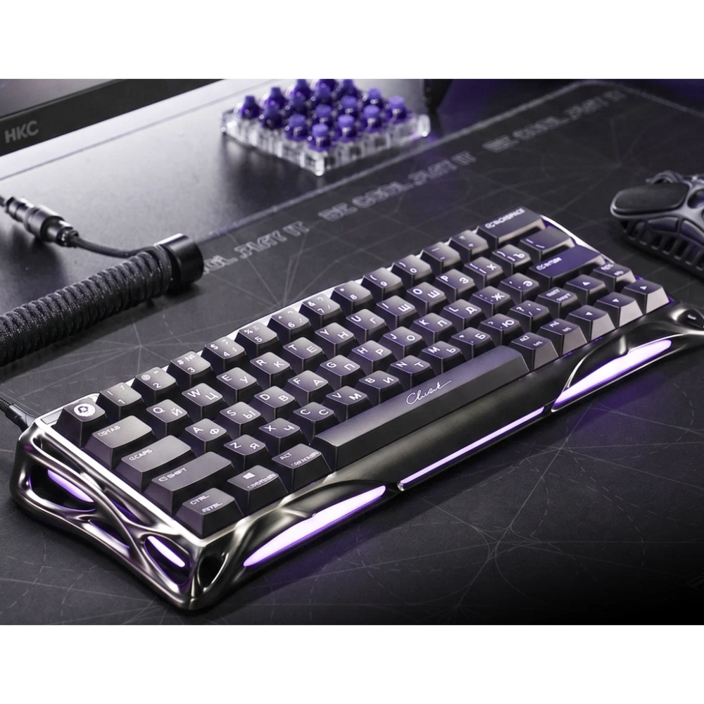 Клавиатура игровая GravaStar Mercury V60Pro XTAL BLK RU