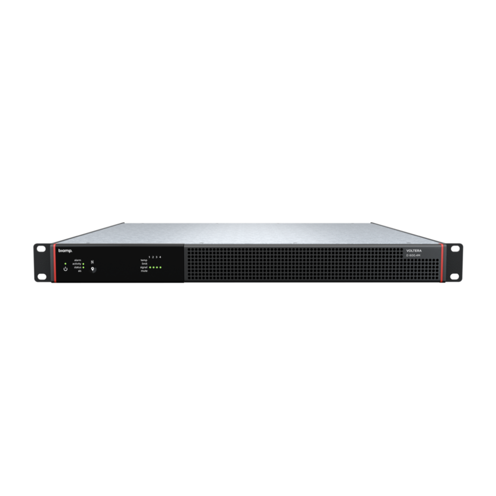 Усилитель трансляционный низкоомный Biamp Voltera D 600.4M
