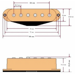 Комплект магнитных звукоснимателей Bagdasar Guitars BGP401SW