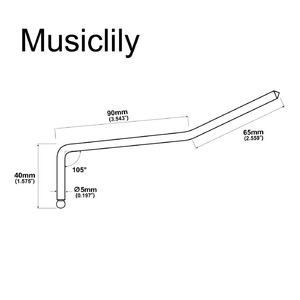 Рычаг тремоло для электрогитар Musiclily MX2599CR