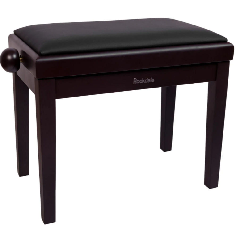Деревянная банкетка для пианино с регулировкой высоты Rockdale Rhapsody 131 Rosewood Black