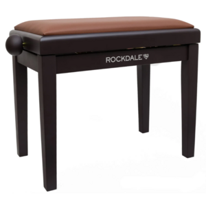 Деревянная банкетка для пианино с регулировкой высоты Rockdale Rhapsody 131 Rosewood Red Brown