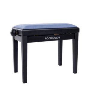 Деревянная банкетка для пианино с регулировкой высоты Rockdale Rhapsody 131 Black Blue
