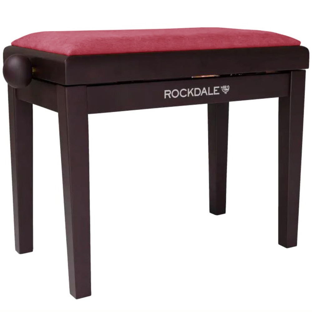 Деревянная банкетка для пианино с регулировкой высоты Rockdale Rhapsody 131 SV Rosewood Red