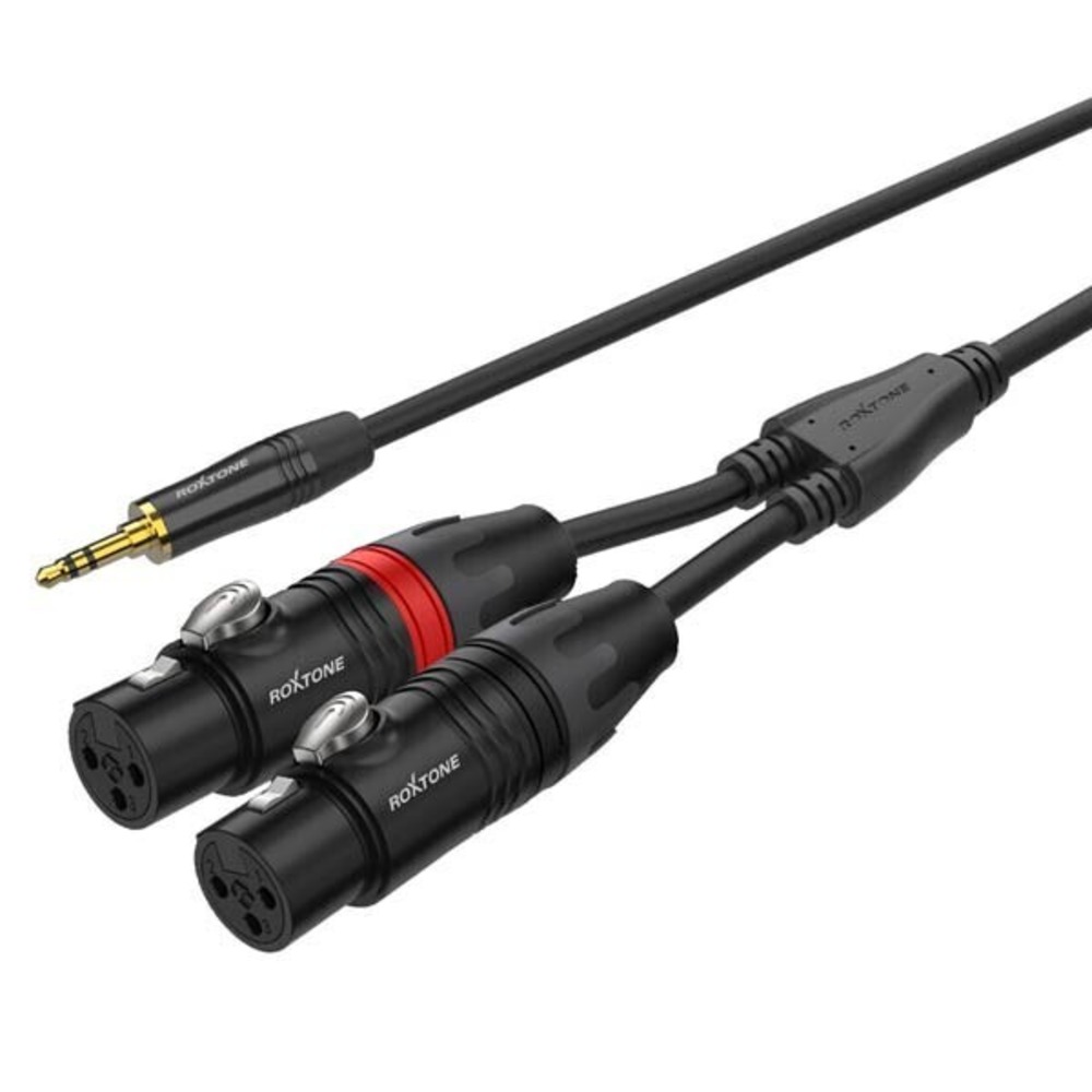Кабель аудио 1xMini Jack - 2xXLR Roxtone PACC230/2 2.0m