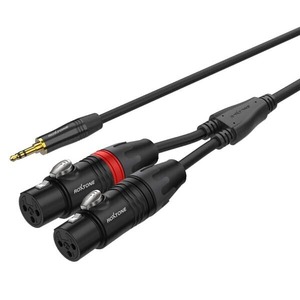 Кабель аудио 1xMini Jack - 2xXLR Roxtone PACC230/2 2.0m