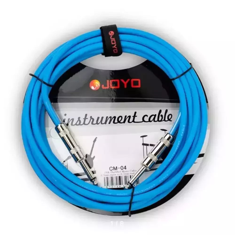Кабель аудио 1xJack - 1xJack Joyo CM-04-BL 4.5m