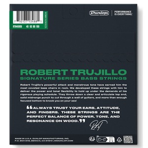 Комплект струн для 4-струнной бас-гитары 45-105 Dunlop RTN45105
