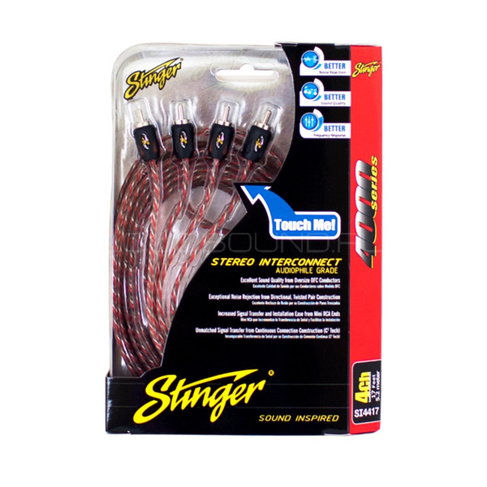 Кабель аудио 2xRCA - 2xRCA Stinger SI4417