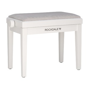 Банкетка для пианино Rockdale RHAPSODY 135 SV WHITE GREY