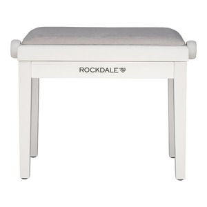 Банкетка для пианино Rockdale RHAPSODY 135 SV WHITE GREY