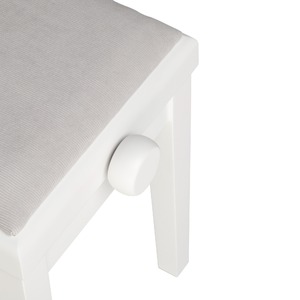 Банкетка для пианино Rockdale RHAPSODY 135 SV WHITE GREY
